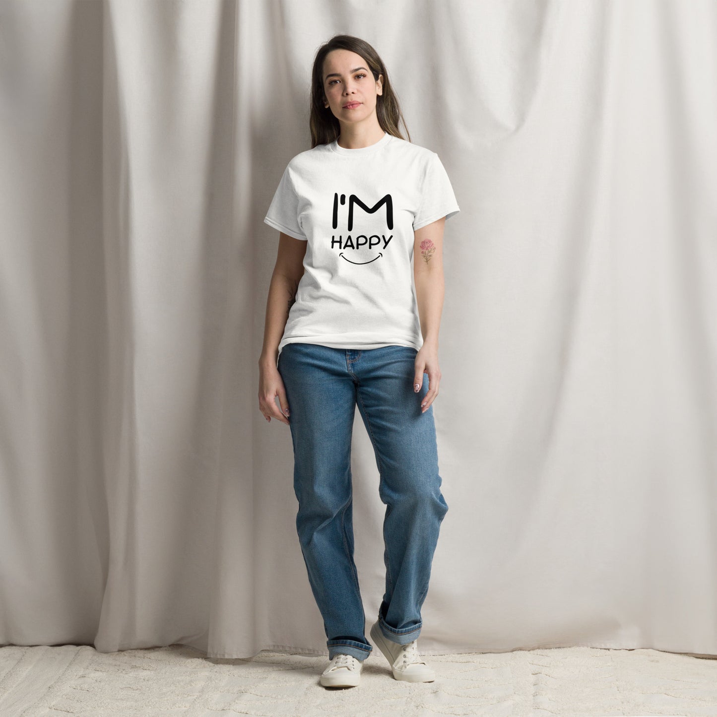I'M HAPPY Unisex classic tee