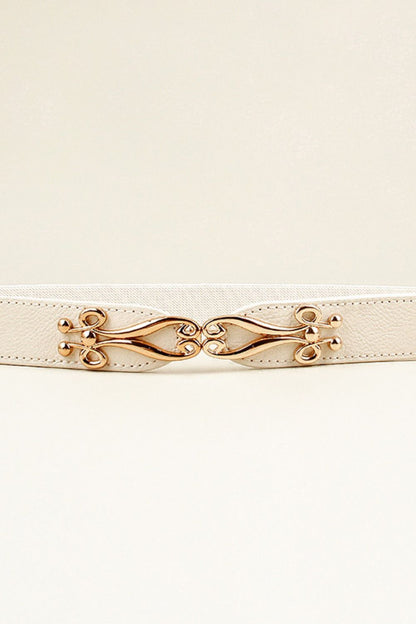 Alloy Buckle Elastic Belt