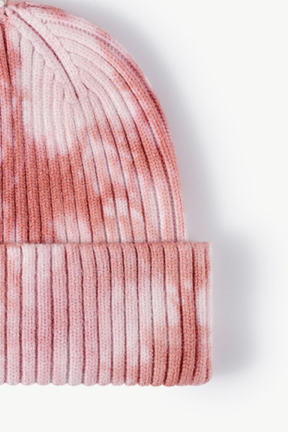 Tie-Dye Ribbed Cuffed Beanie