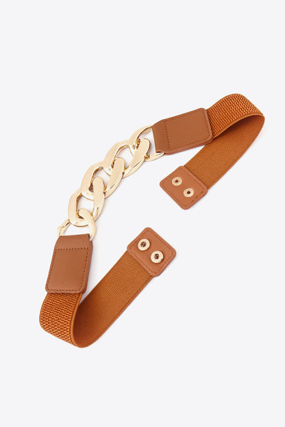 Chain Detail Elastic Belt