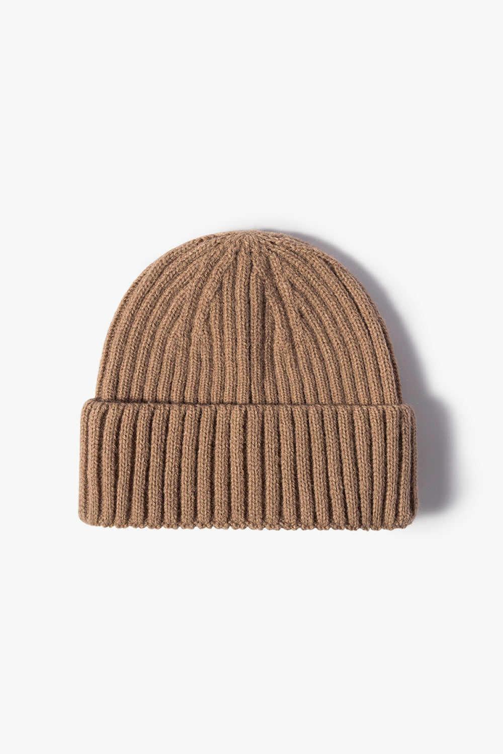 Rib-Knit Cuff Beanie