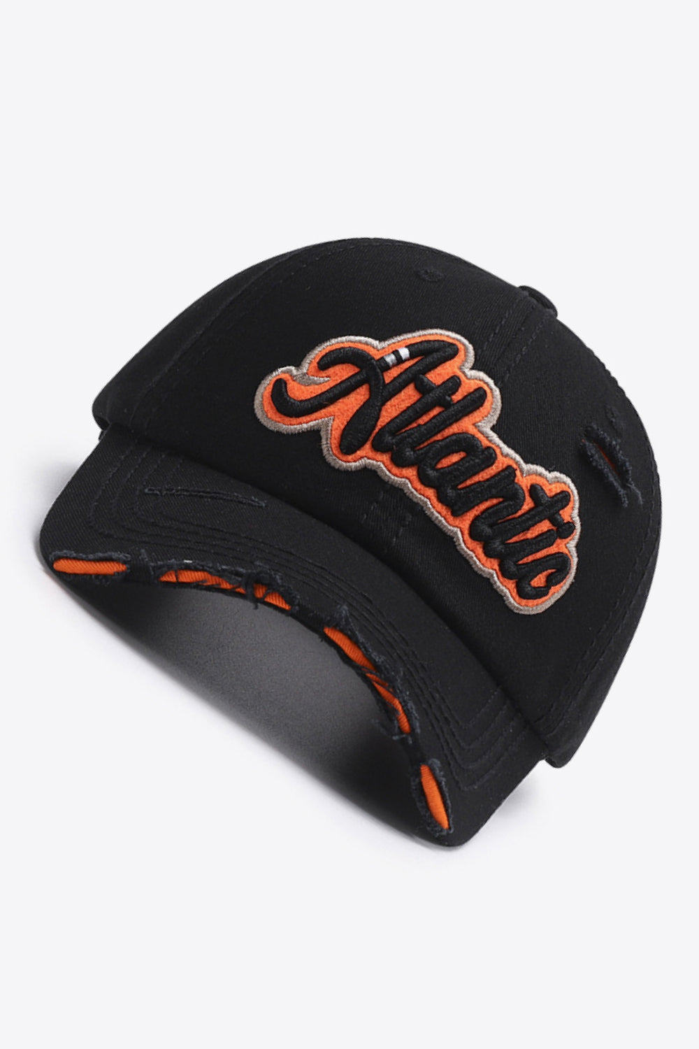 ATLANTIC Graphic Distressed Baseball Cap