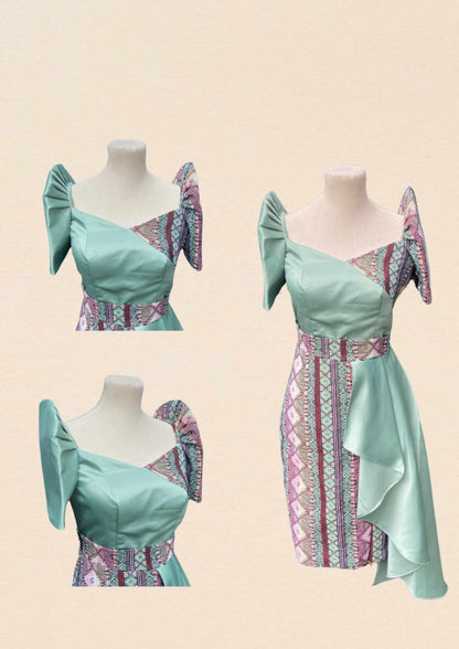 Filipiniana  Dress- Pristine #003