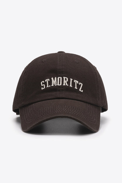 Embroidered Graphic Baseball Cap