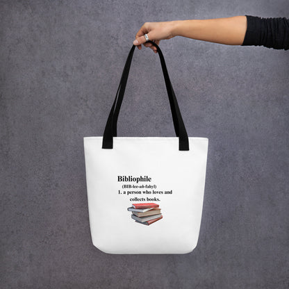 BIBLIOPHILE VTote bag