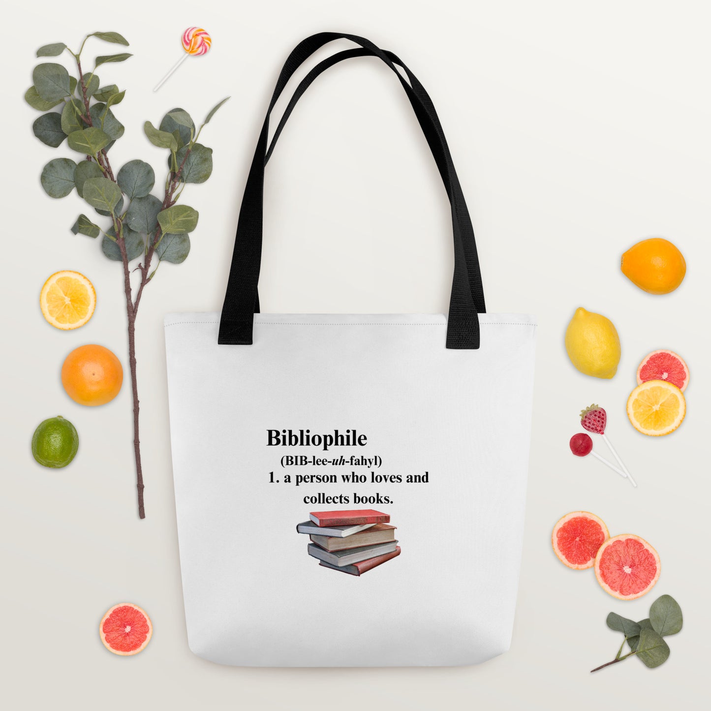 BIBLIOPHILE VTote bag