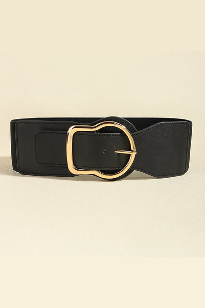 Zinc Alloy PU Leather Belt