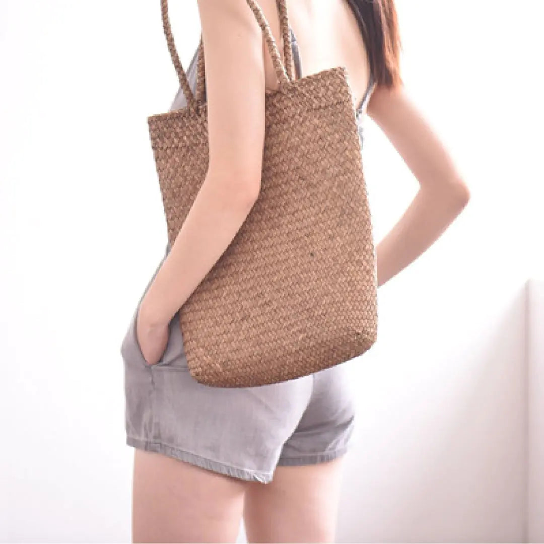 Straw Shopping Bag