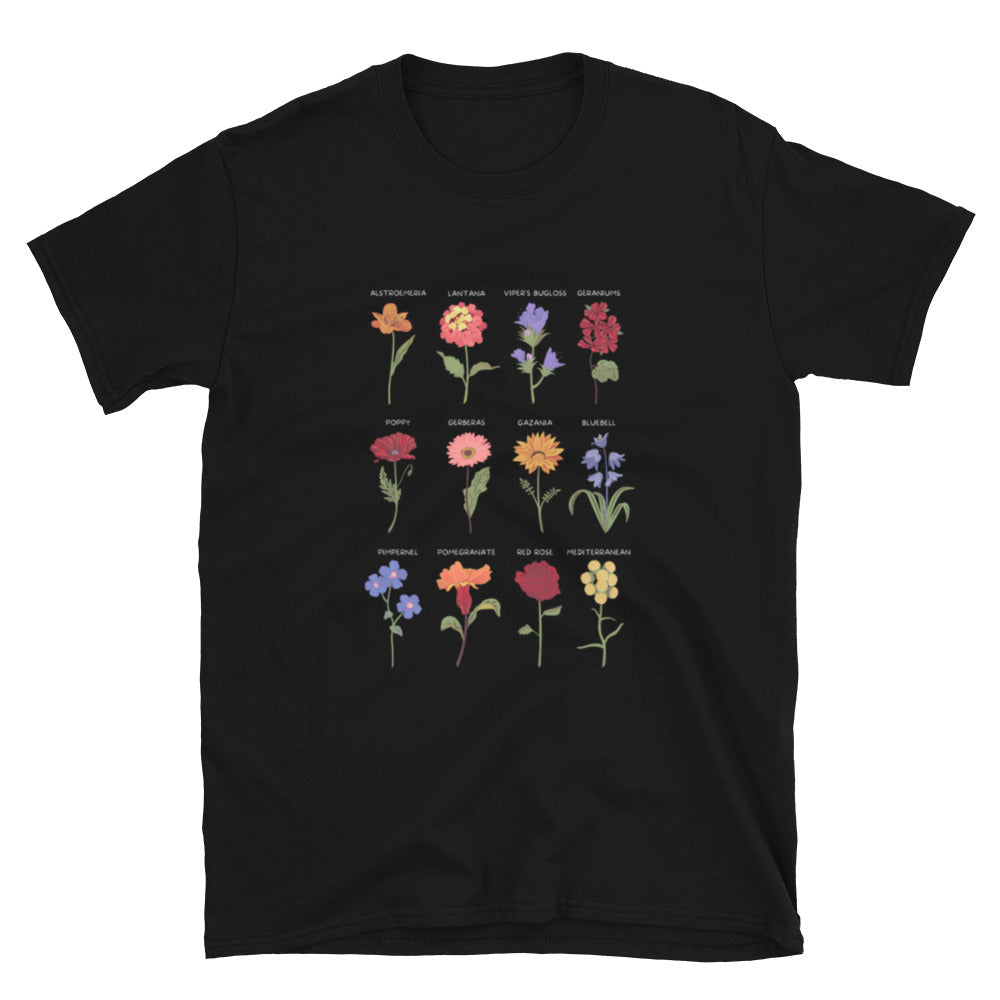 FLOWERS Short-Sleeve Unisex T-Shirt