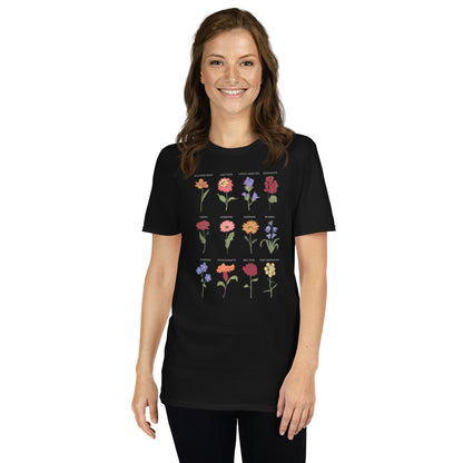 FLOWERS Short-Sleeve Unisex T-Shirt