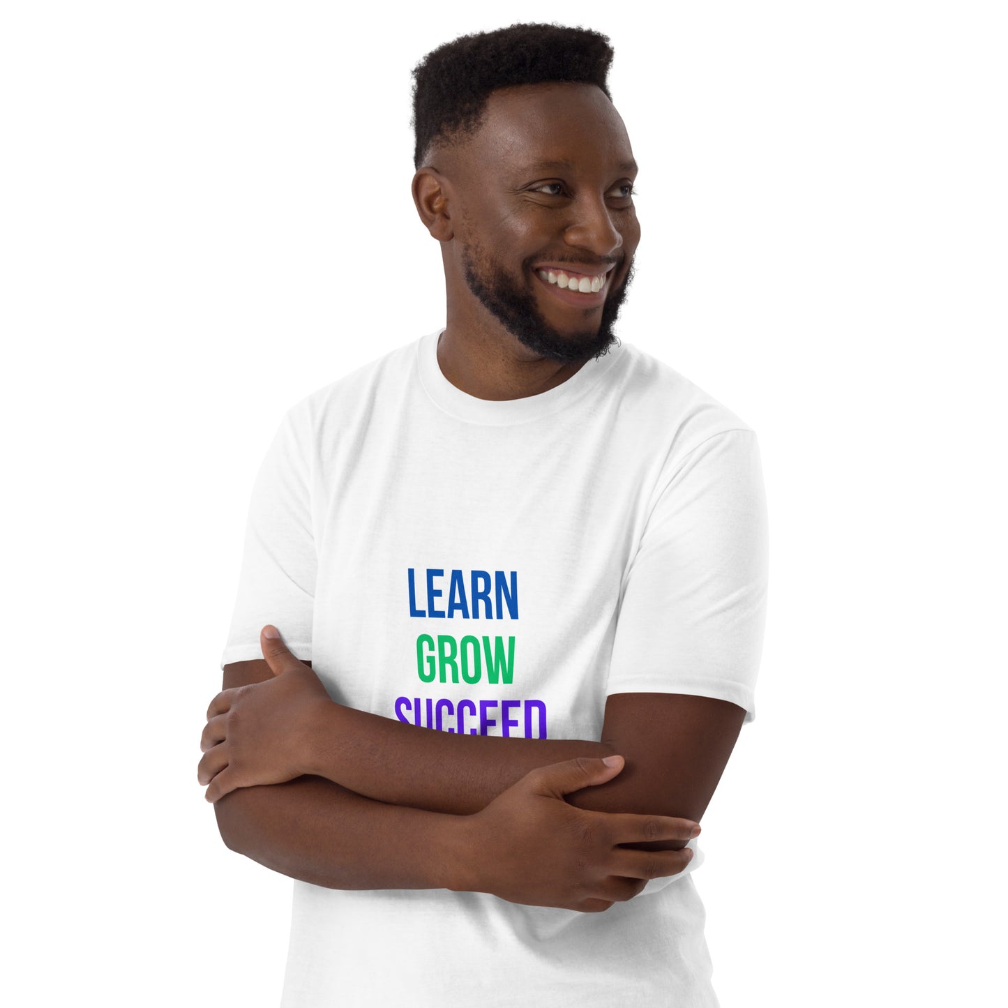 LEARN GROW SUCCEED Short-Sleeve Unisex T-Shirt