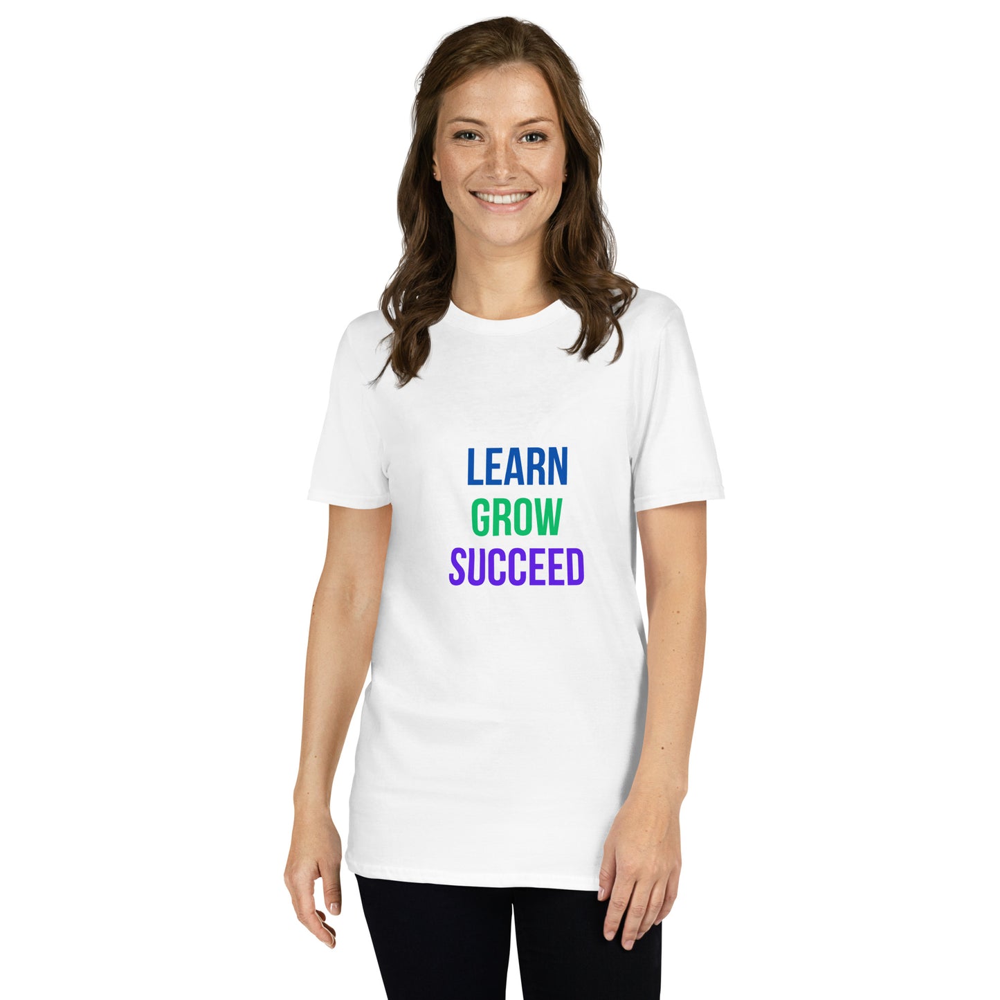 LEARN GROW SUCCEED Short-Sleeve Unisex T-Shirt