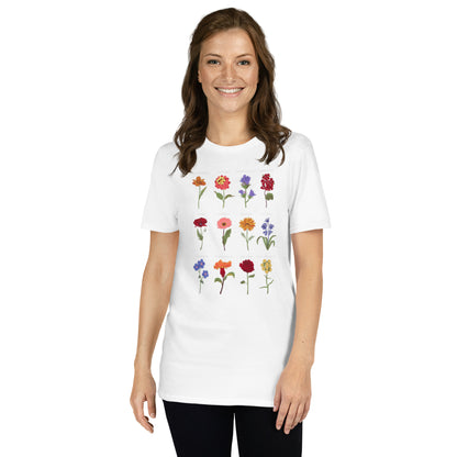 FLOWERS Short-Sleeve Unisex T-Shirt