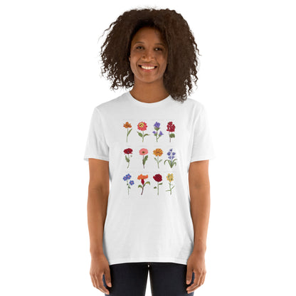 FLOWERS Short-Sleeve Unisex T-Shirt