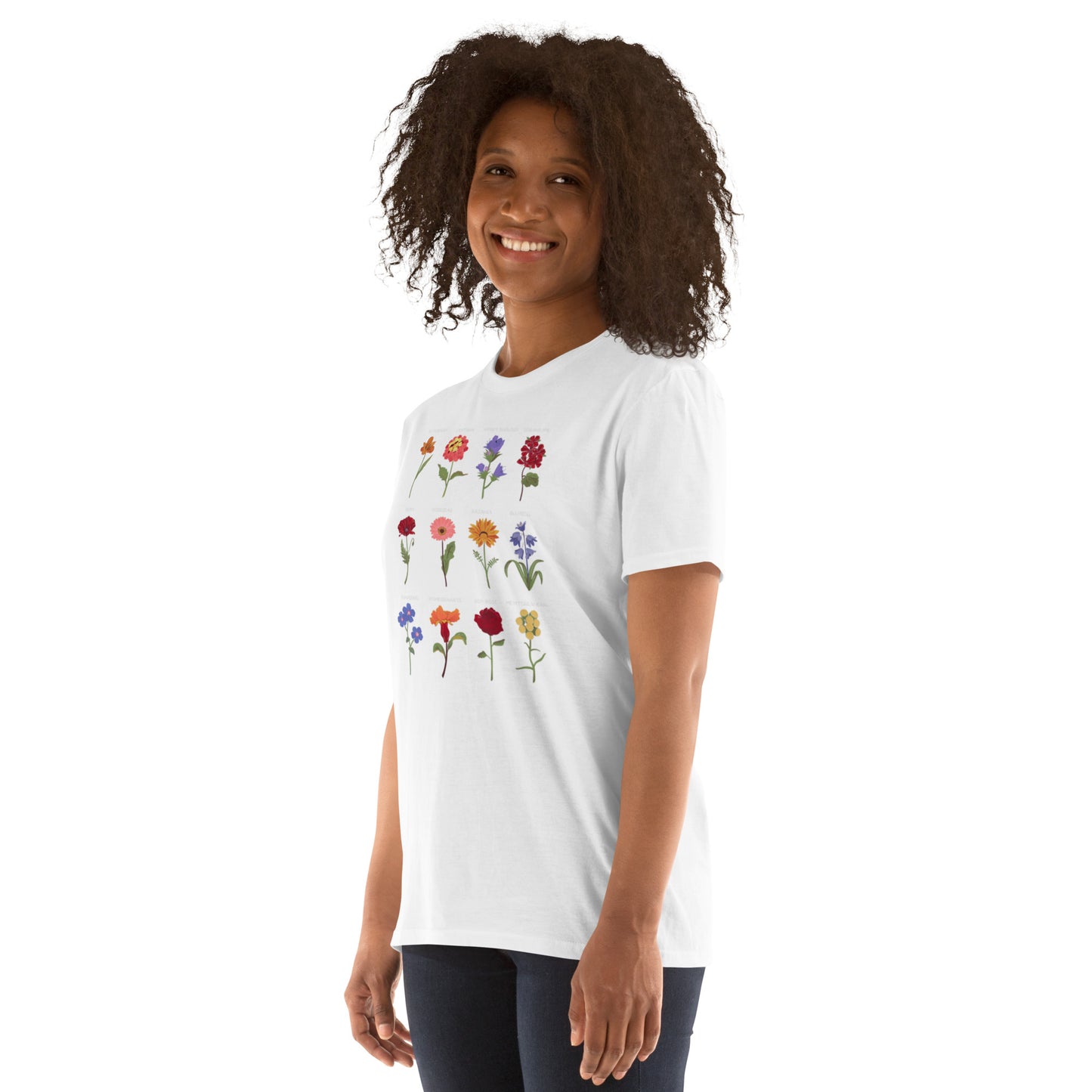 FLOWERS Short-Sleeve Unisex T-Shirt