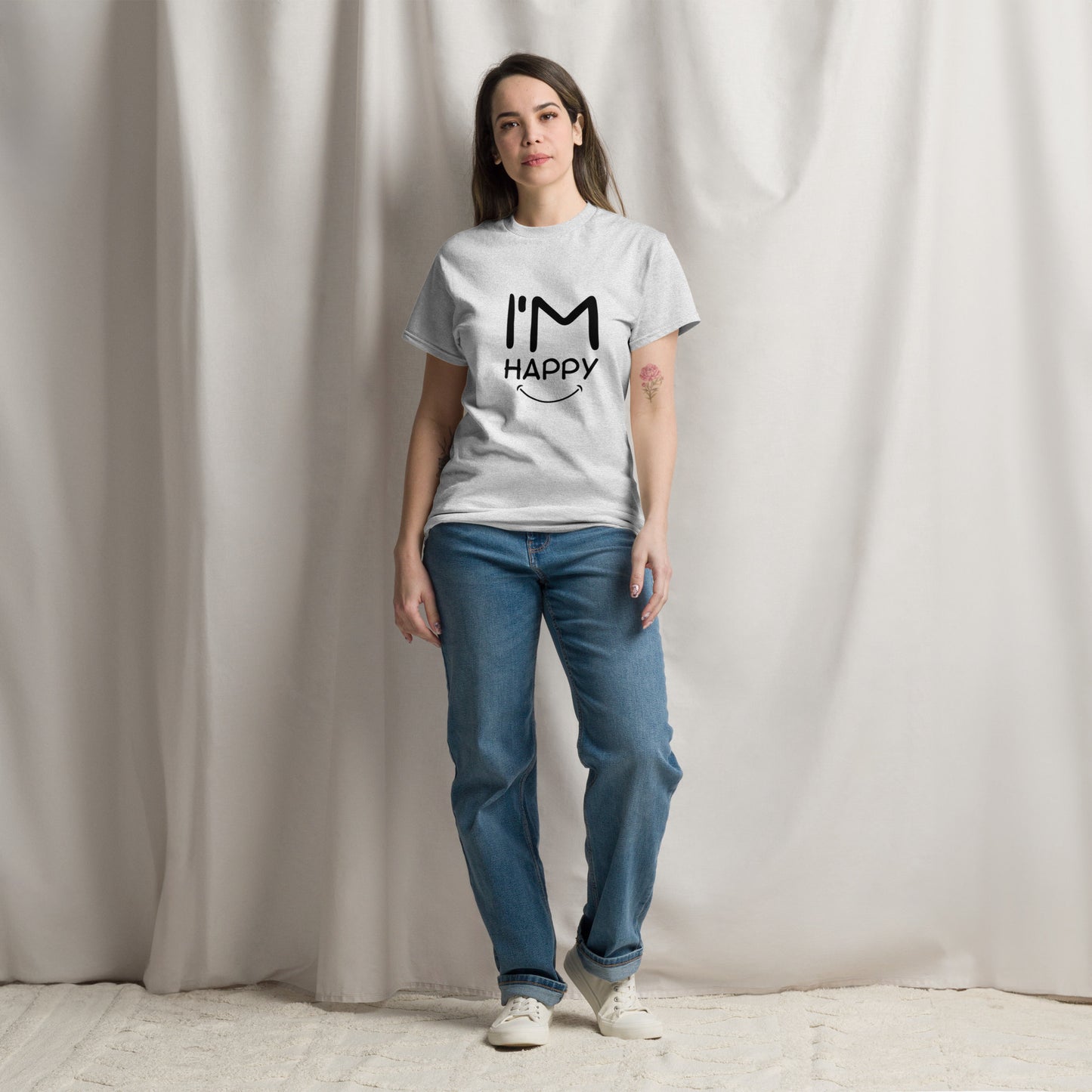 I'M HAPPY Unisex classic tee
