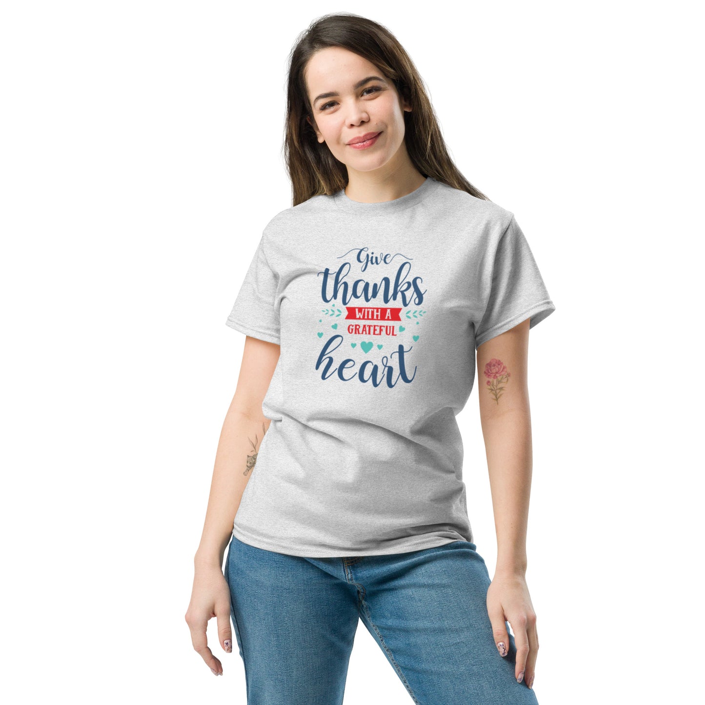 GIVE THANKS Unisex classic tee