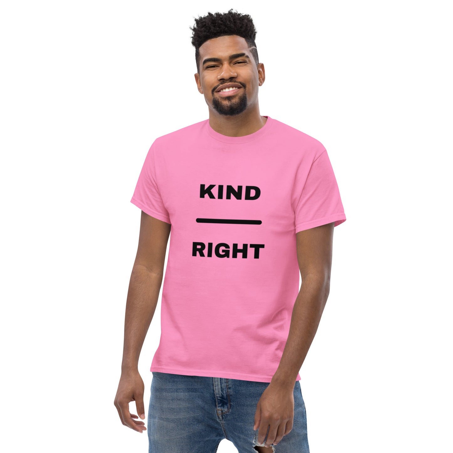 KIND OVER RIGHT Unisex classic tee