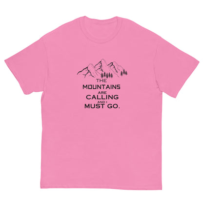 MOUNTAINS ARE CALLING Unisex classic tee