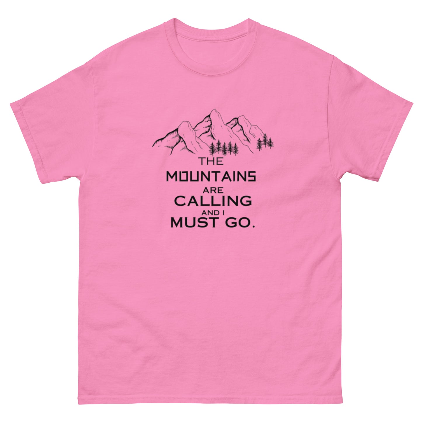 MOUNTAINS ARE CALLING Unisex classic tee