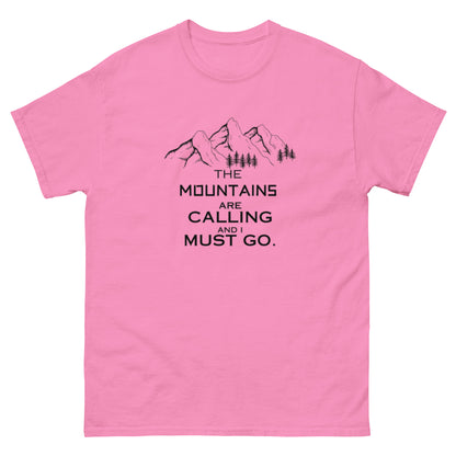 MOUNTAINS ARE CALLING Unisex classic tee