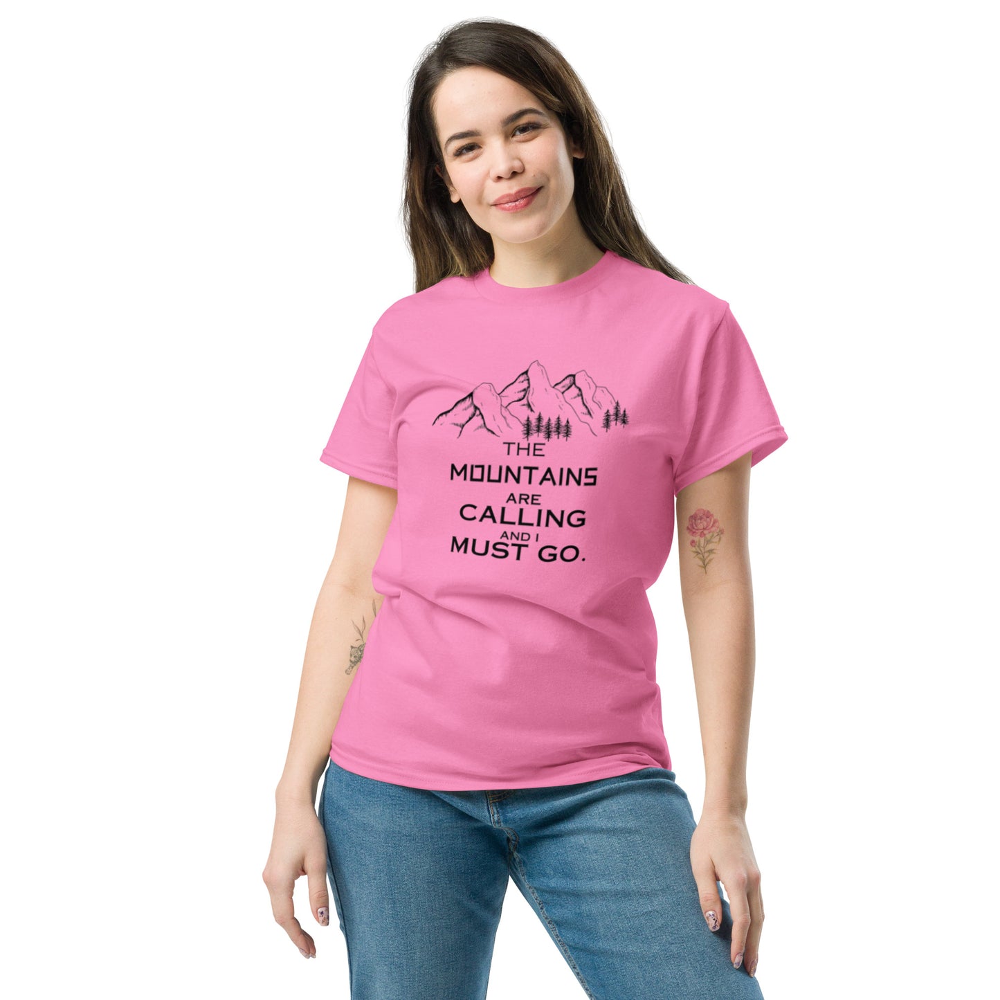 Mountains are Calling heavyweight tee