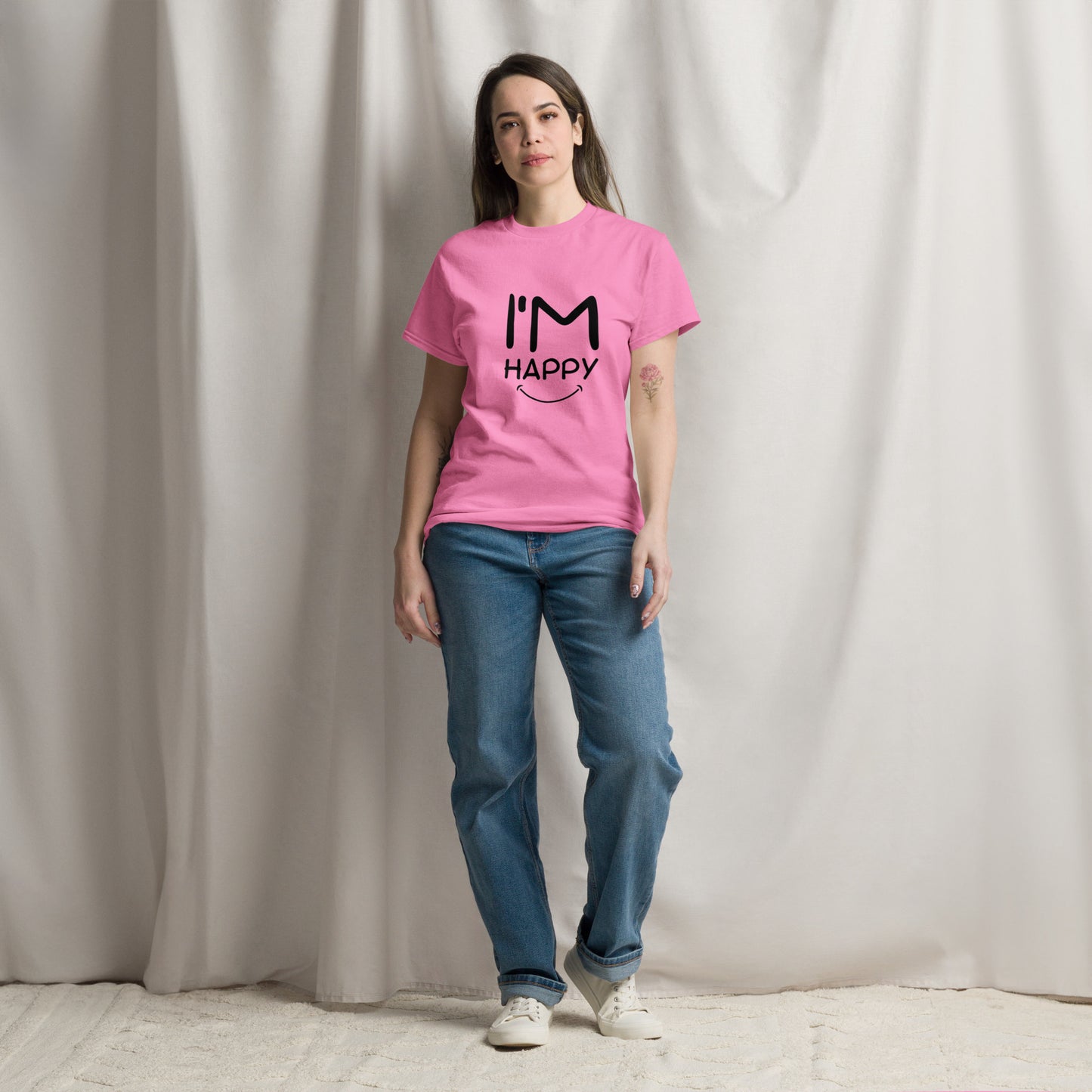 I'M HAPPY Unisex classic tee