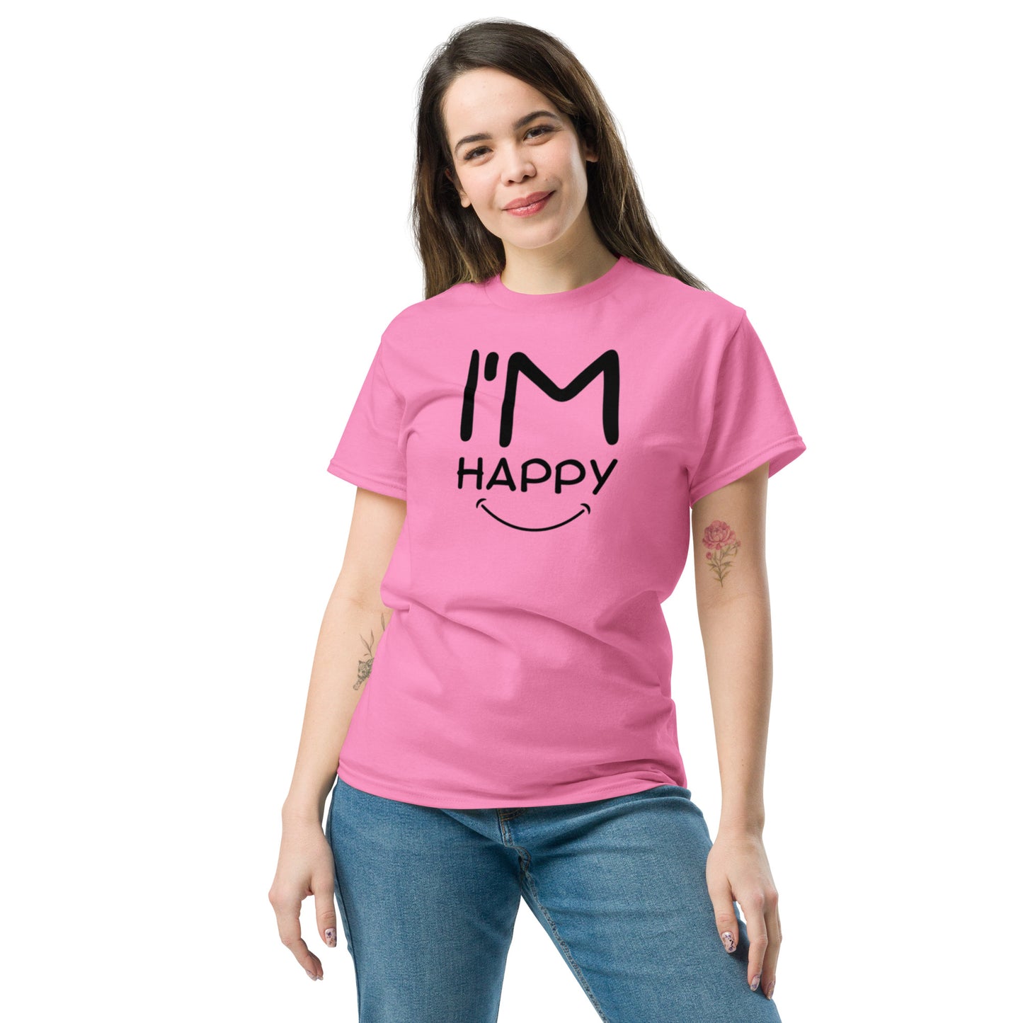 I'M HAPPY Unisex classic tee