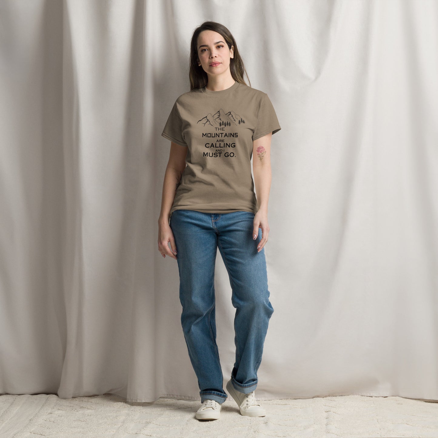 Mountains are Calling heavyweight tee