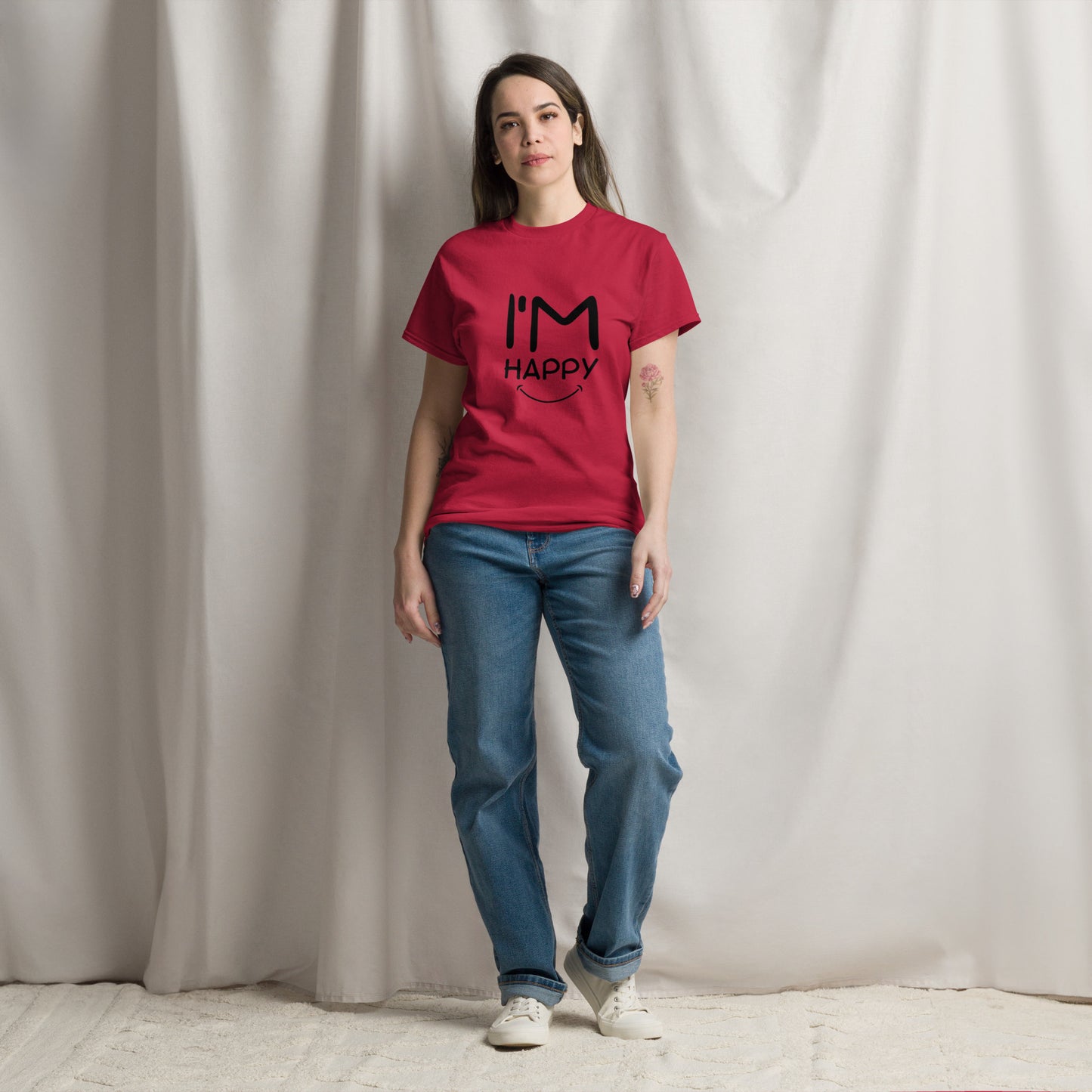I'M HAPPY Unisex classic tee