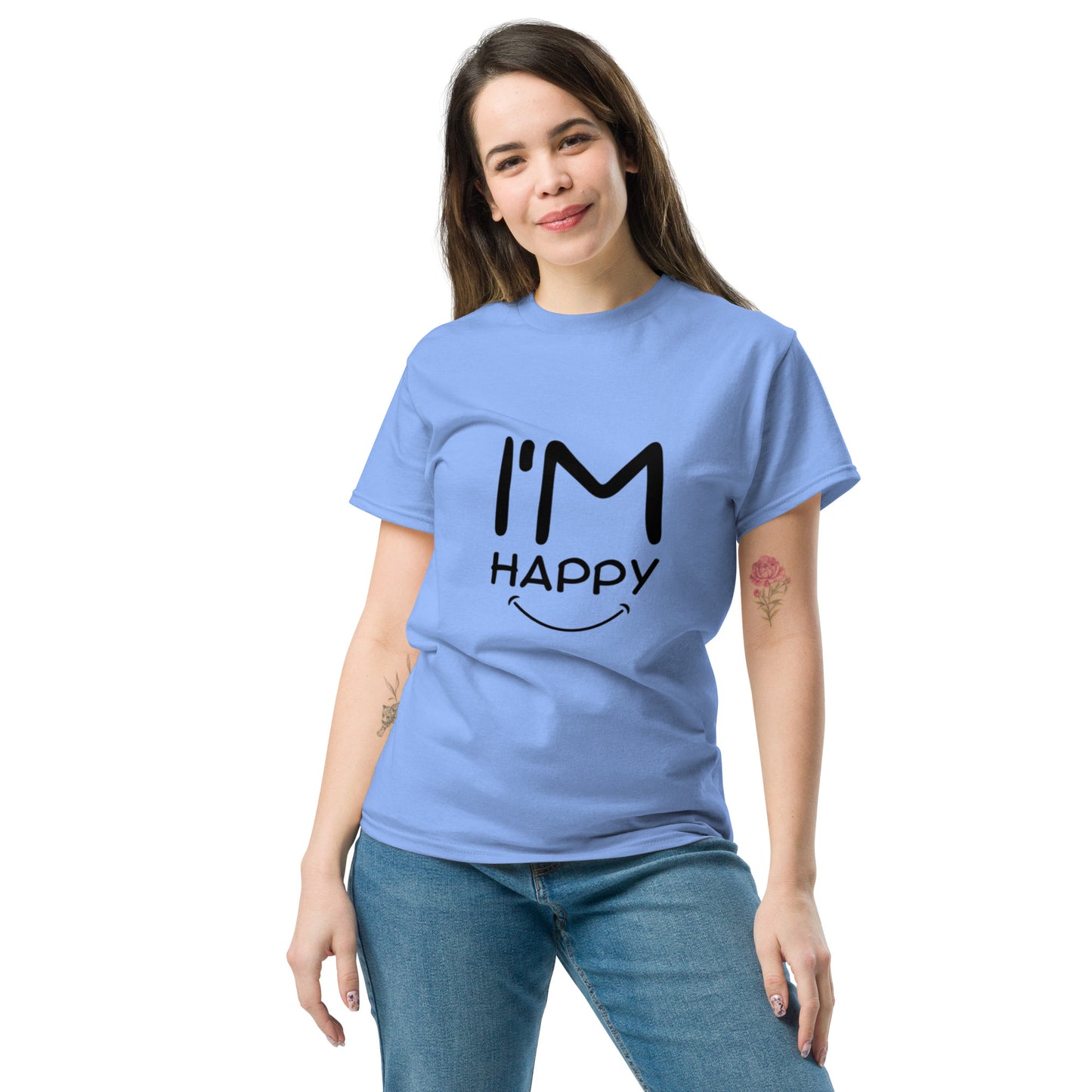 I'M HAPPY Unisex classic tee