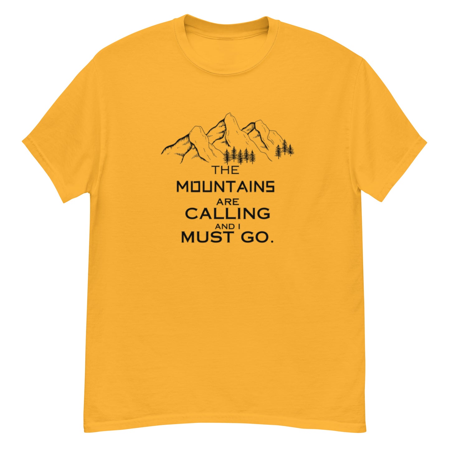 MOUNTAINS ARE CALLING Unisex classic tee