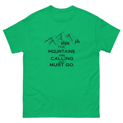 MOUNTAINS ARE CALLING Unisex classic tee