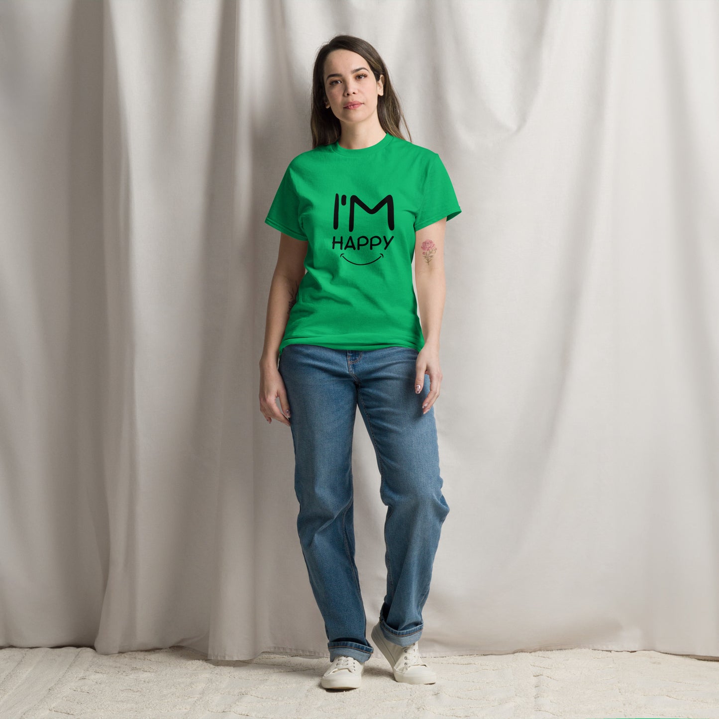 I'M HAPPY Unisex classic tee