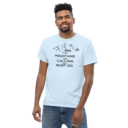 THE MOUNTAINS ARE CALLING Unisex classic tee