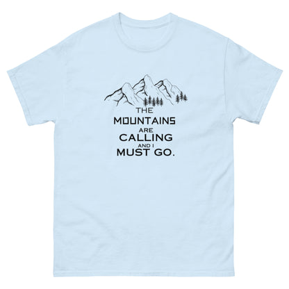 MOUNTAINS ARE CALLING Unisex classic tee