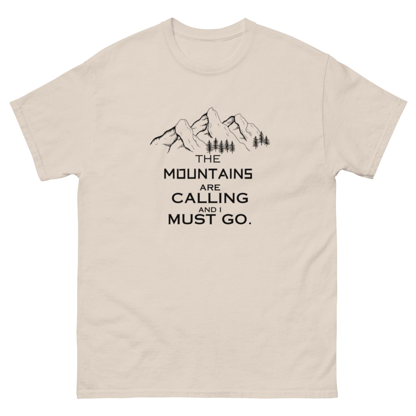 MOUNTAINS ARE CALLING Unisex classic tee