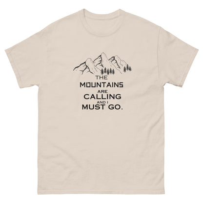 MOUNTAINS ARE CALLING Unisex classic tee
