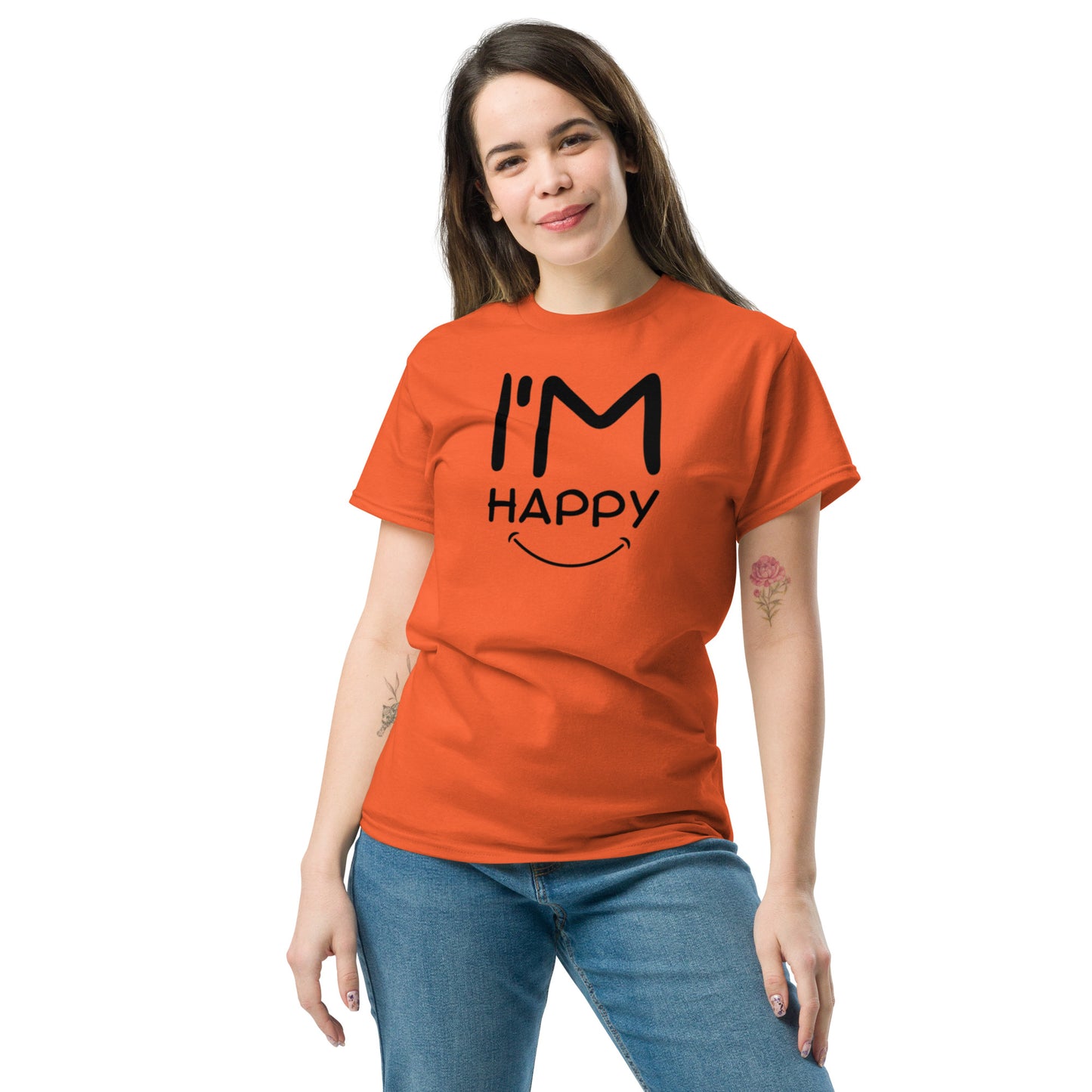 I'M HAPPY Unisex classic tee