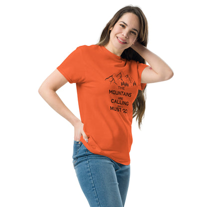 MOUNTAINS ARE CALLING Unisex classic tee