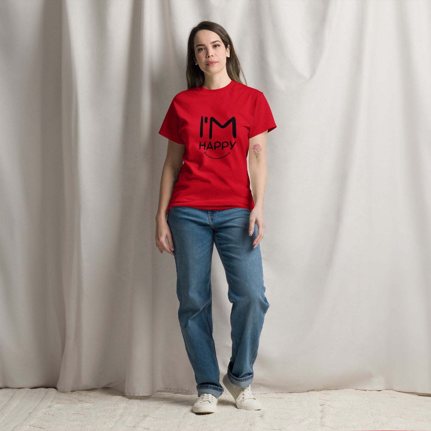 I'M HAPPY Unisex classic tee