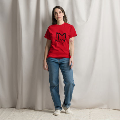 I'M HAPPY Unisex classic tee