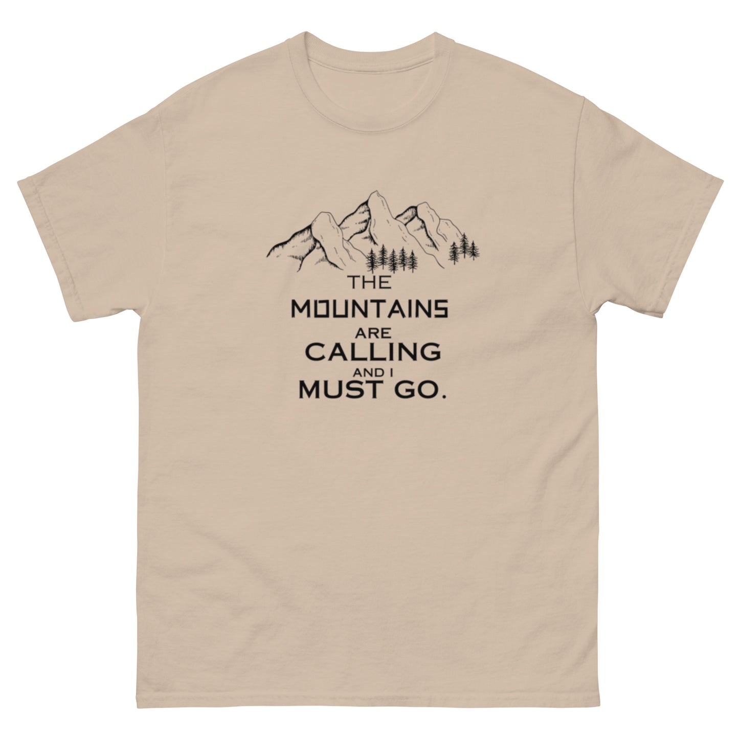 MOUNTAINS ARE CALLING Unisex classic tee