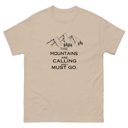 MOUNTAINS ARE CALLING Unisex classic tee
