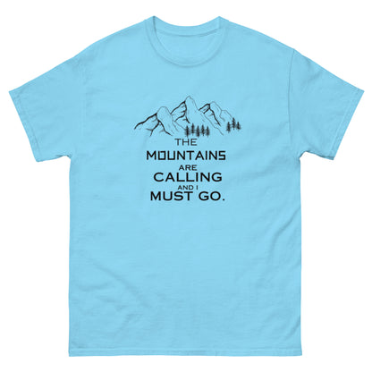MOUNTAINS ARE CALLING Unisex classic tee