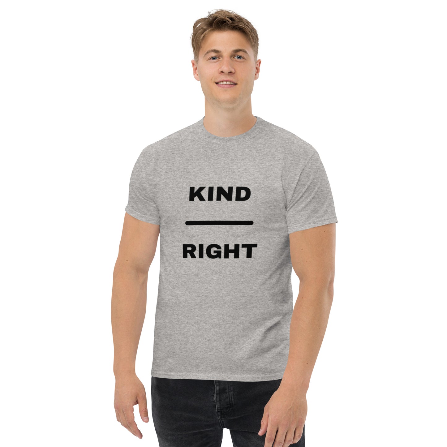 KIND OVER RIGHT Unisex classic tee