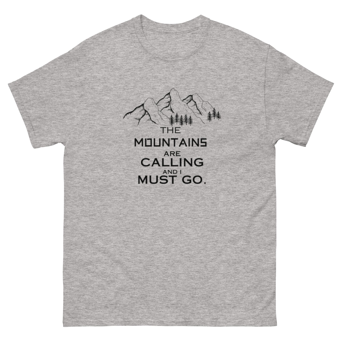 MOUNTAINS ARE CALLING Unisex classic tee