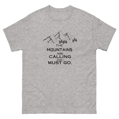 MOUNTAINS ARE CALLING Unisex classic tee