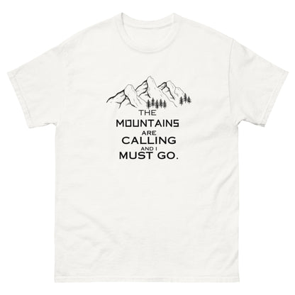 MOUNTAINS ARE CALLING Unisex classic tee