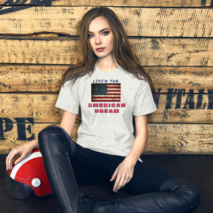 LIVI'N THE AMERICAN DREAM Unisex t-shirt